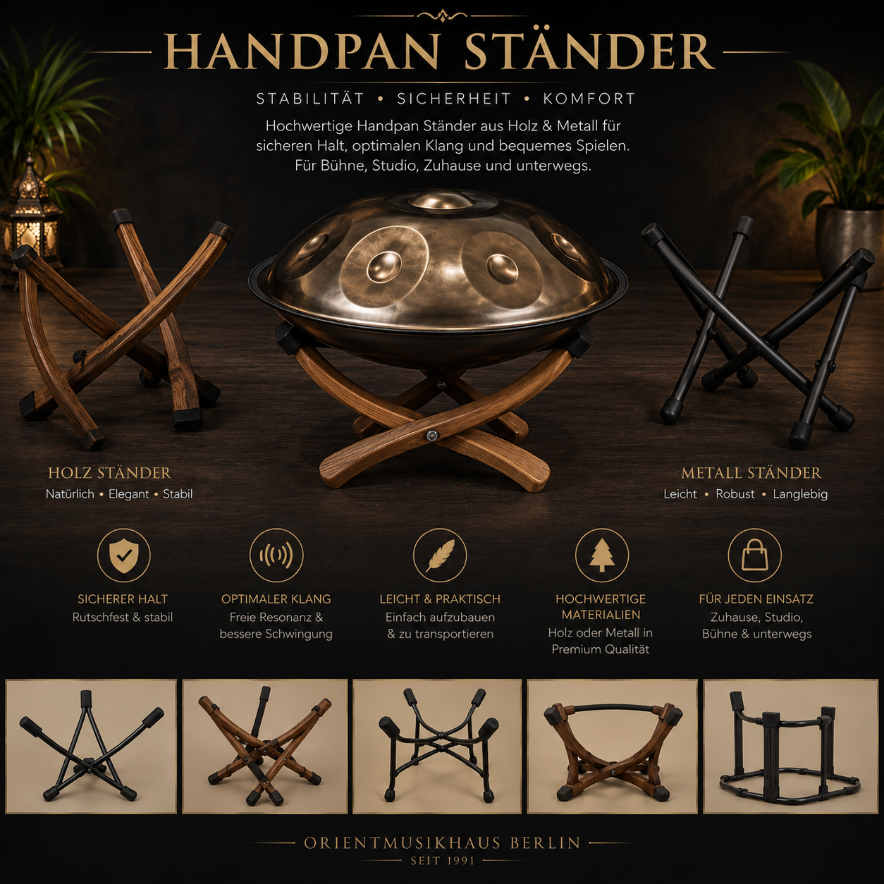 Handpan Ständer